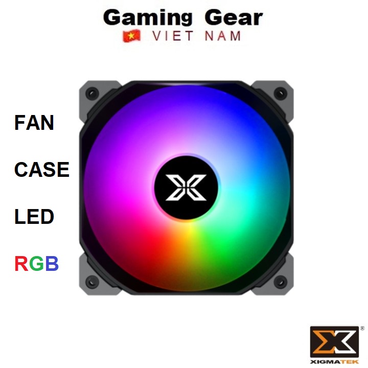 Fan Case XIGMATEK X22F - LED RGB FIXED - Fan 12 cm