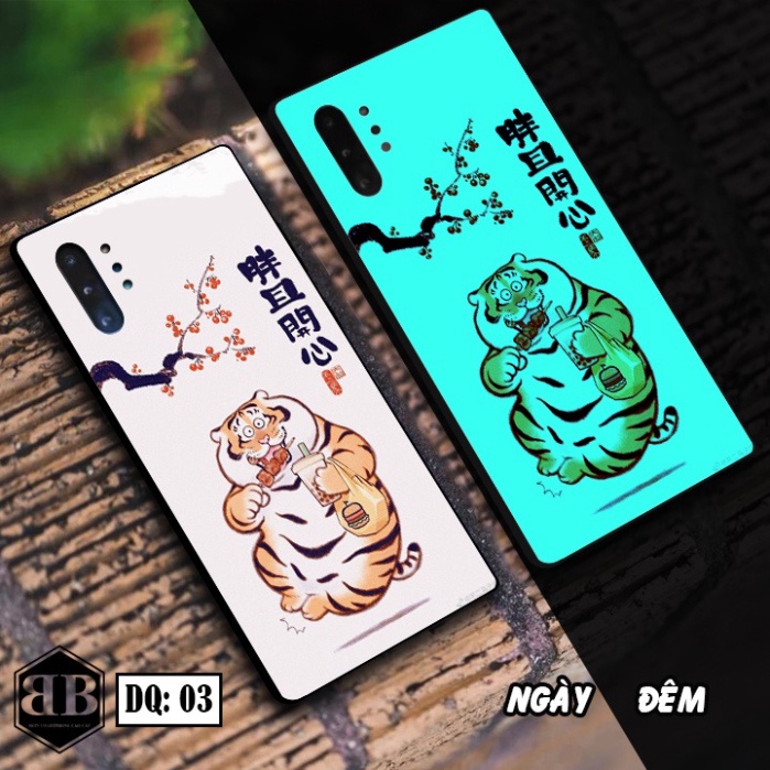 Ốp lưng kính Dạ Quang Samsung Galaxy Note 10 Plus phát sáng trong đêm nam tính
