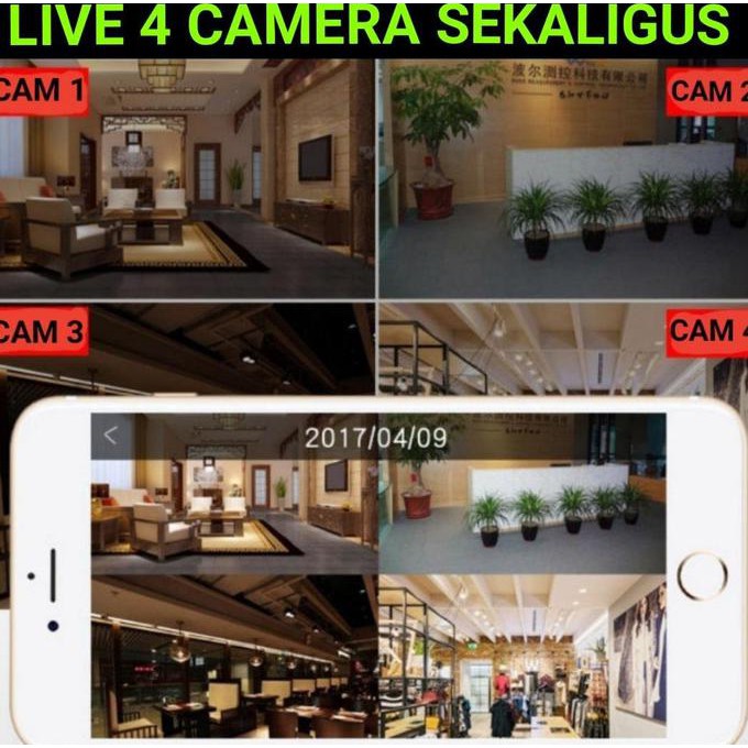 Camera Ip Wifi V380 Ip Không Dây P2P - Không Nhớ