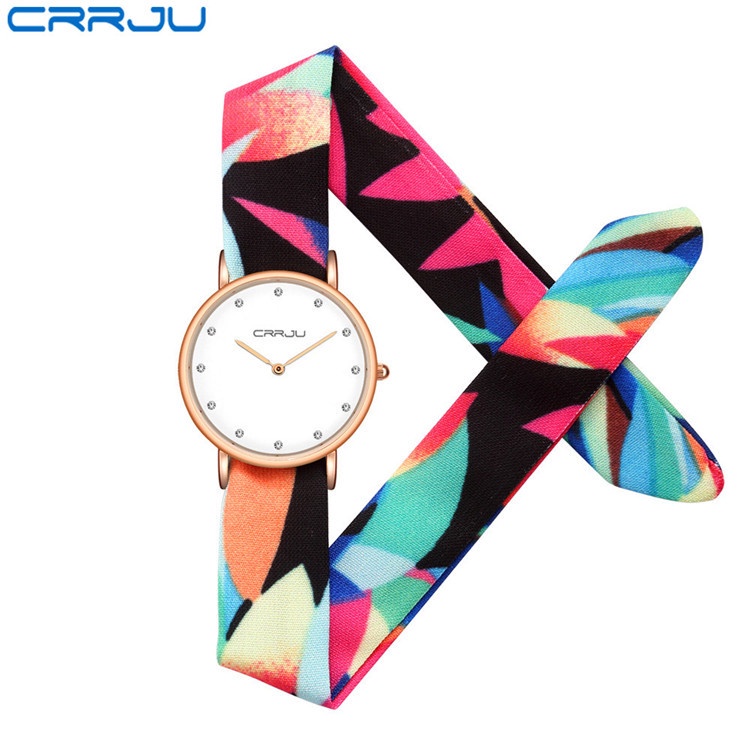 Đồng hồ đeo tay CRRJU 2134 XC bộ máy quartz chống thấm nước thời trang