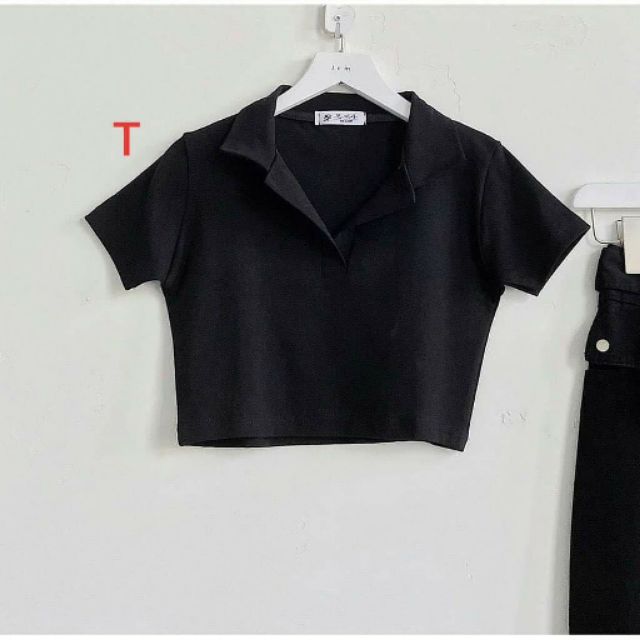 Áo polo crt trơn siêu hot