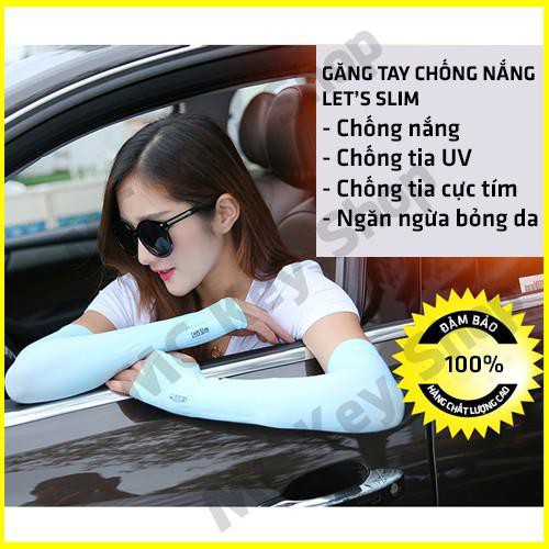 Găng Tay Dài Chống Nắng Nam Nữ Xỏ Ngón Thể Thao Let's Slim MC Key Shop