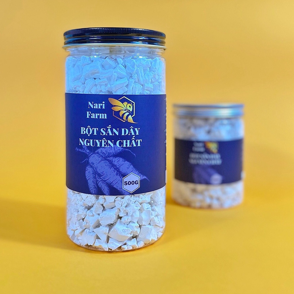 Bột sắn dây nguyên chất 50g - 500g Nari Farm - Bột sắn dây tự nhiên