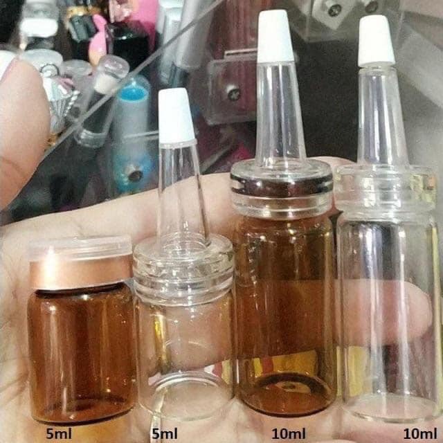 Lọ chiết 5ml, 10ml kèm nút bóp nhỏ giọt