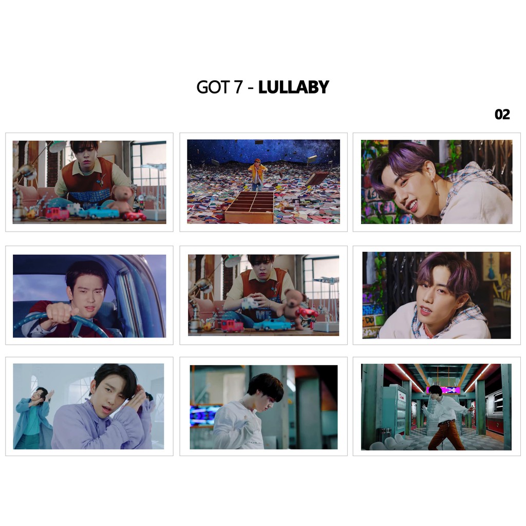 Lomo card GOT7 - MV Lullaby