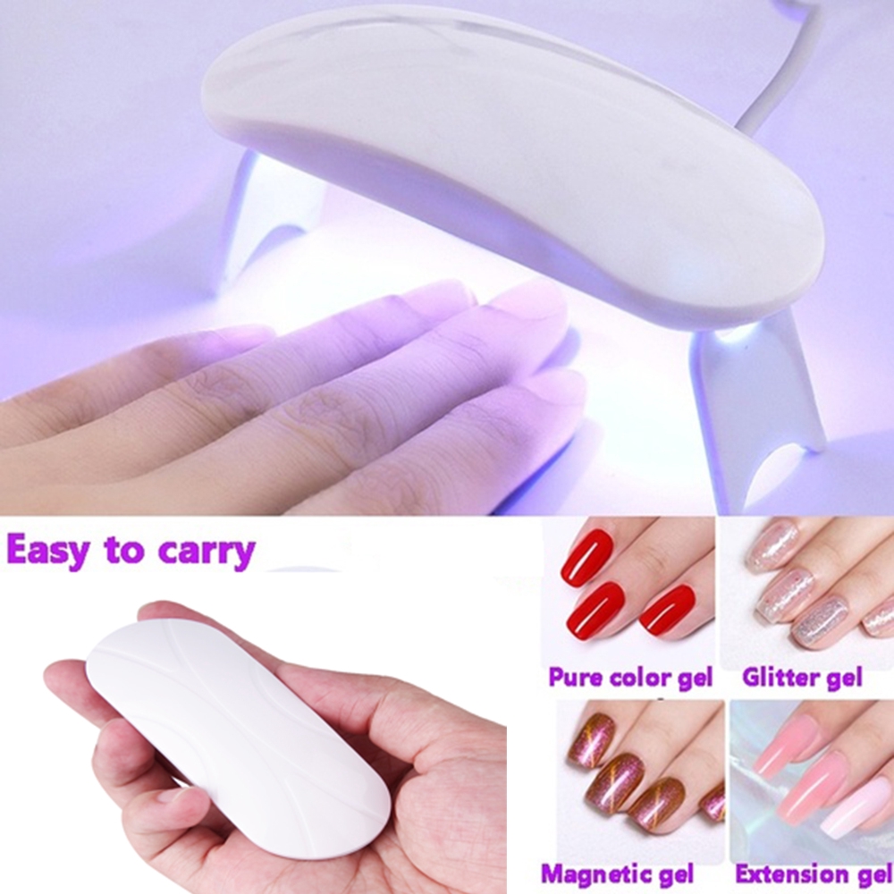 Đèn led hong khô sơn móng bằng tia UV mini tiện dụng