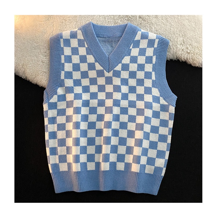 C&M SHOP 2021 Áo ghi lê dệt kim cổ chữ V không tay phong cách mới
 | BigBuy360 - bigbuy360.vn