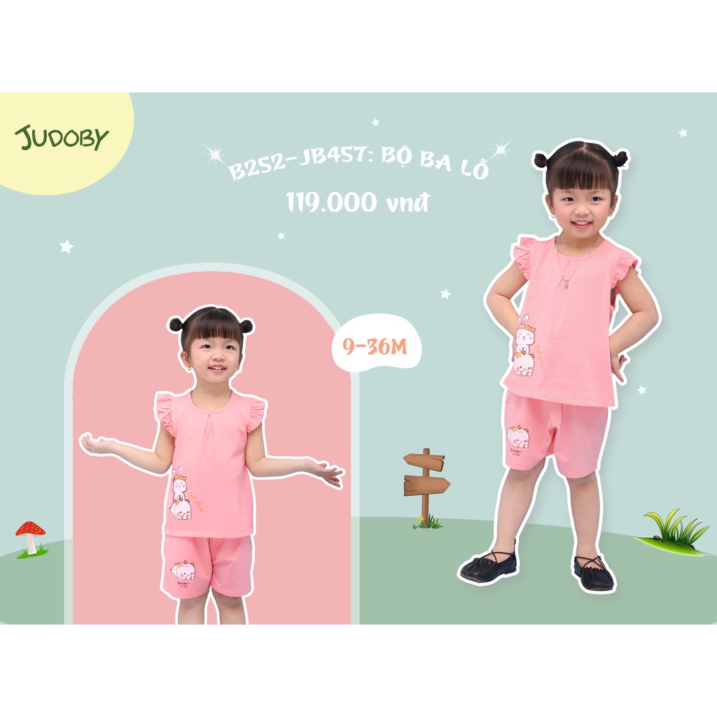 JB457 Bộ ba lỗ cho bé JUDOBY của Công Ty TNHH Dệt May DOKMA ( 9-36M)