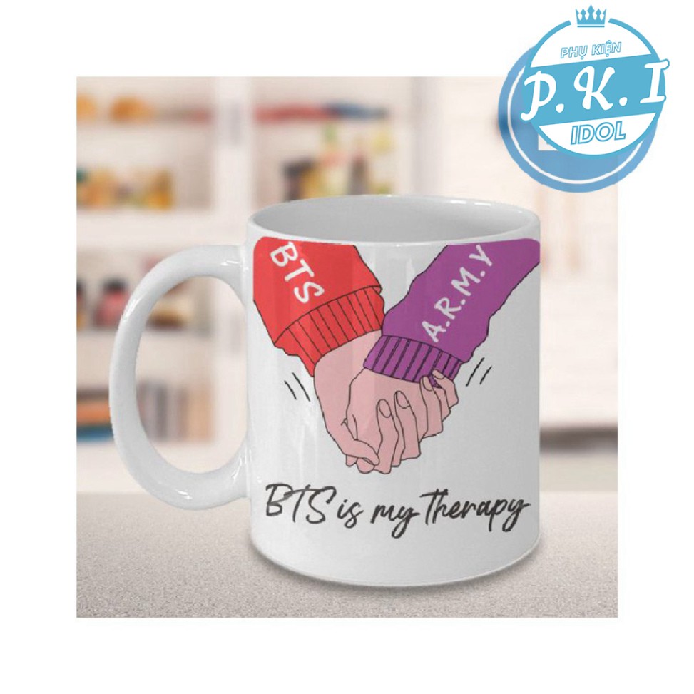 Cốc Sứ Cao Cấp In Hình BTS x ARMY - QUÀ TẶNG K-POP