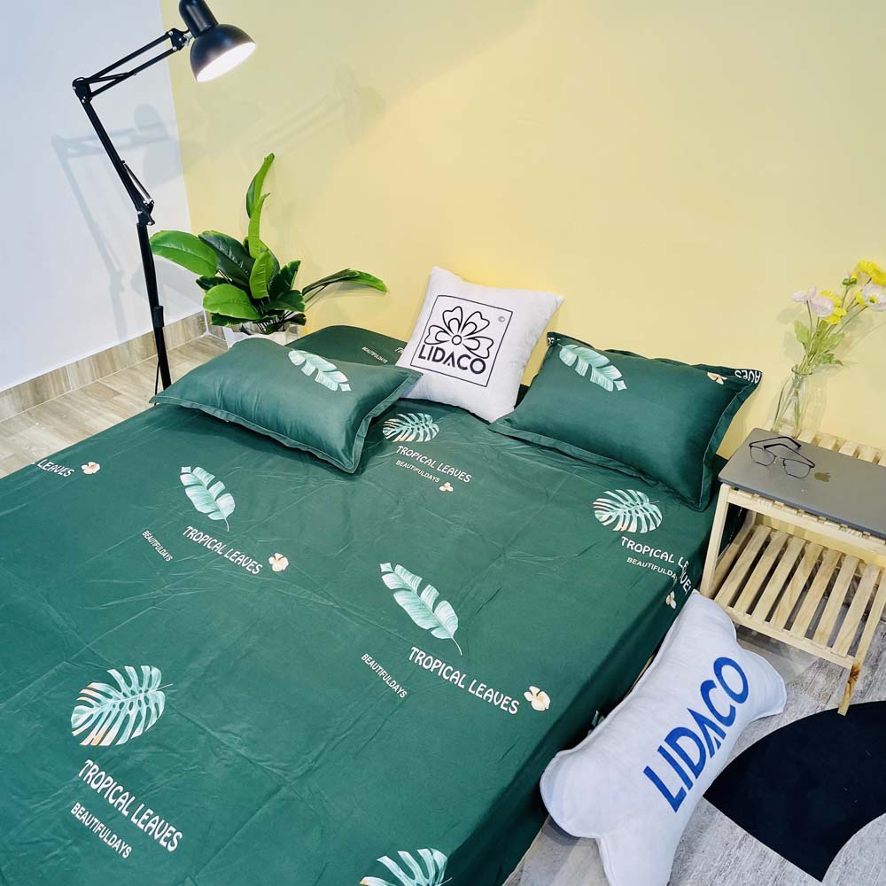 Bộ ga gối poly cotton drap giường và 2 áo gối ( nhiều mẫu lựa chọn ) | WebRaoVat - webraovat.net.vn