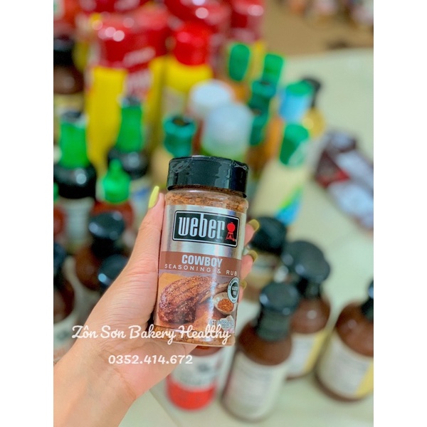 GIA VỊ ƯỚP ĂN KIÊNG WEBER 0 CALORIES ƯỚP