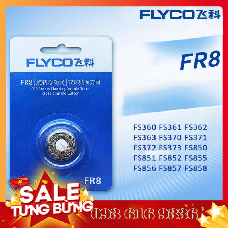 Lưỡi máy cạo râu Flyco 🌟𝐅𝐑𝐄𝐄 𝐒𝐇𝐈𝐏🌟 Lưỡi dao cạo râu FLYCO FR6, FR8 (1 lưỡi) thay thế cho tất cả các máy cạo râu FLYCO