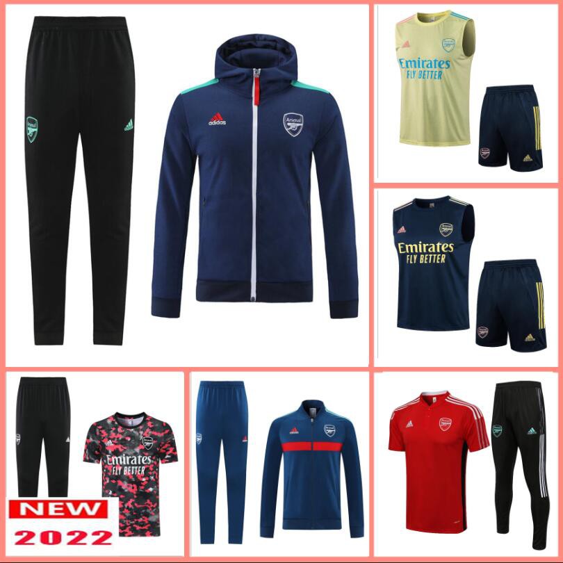 Áo Khoác Bóng Đá Màu Trắng Arsenal FC 2021 2022 Chất Lượng Cao Cho Nam size S-XXL BBG6