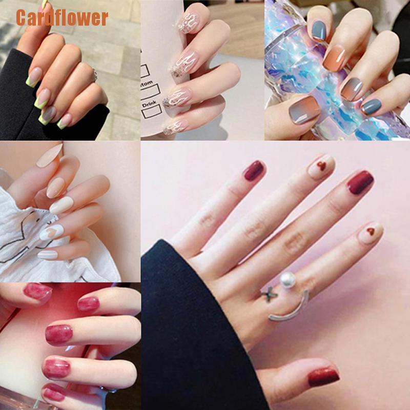 (Hàng Mới Về) 24 Móng Tay Giả Thời Trang Có Thể Tháo Rời