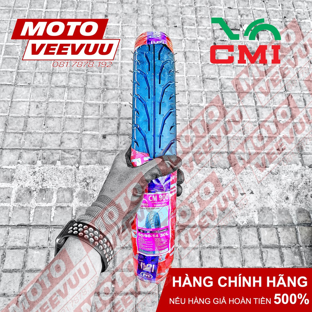 Vỏ lốp xe máy Camel CRV Cheetah 60/90-14 TL 900 Gai Dunlop (Lốp không ruột)