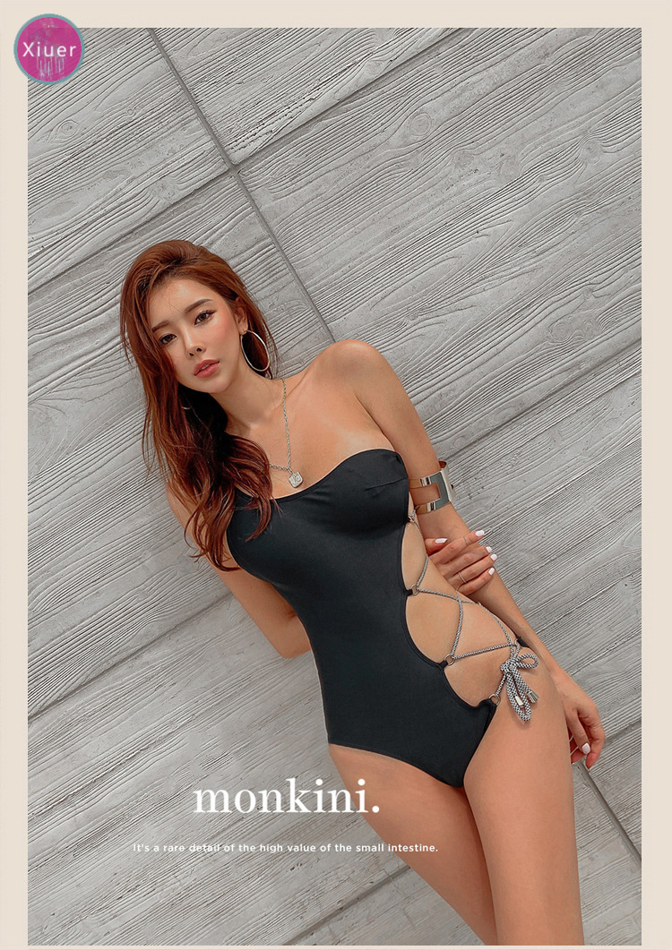 Áo tắm xỏ vai gợi cảm, áo tắm một mảnh, bikini, vải cao cấp, trang phục đi biển X33 | BigBuy360 - bigbuy360.vn