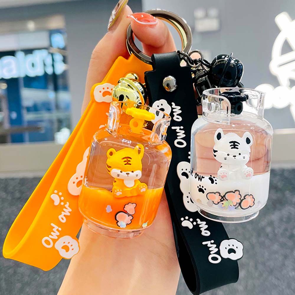 Móc khóa hình con hổ dễ thương nhiều màu sắc đa dụng