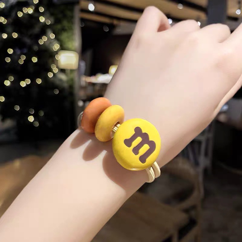 Dây Cột Tóc Hình Chữ Cái Phong Cách Hàn Quốc