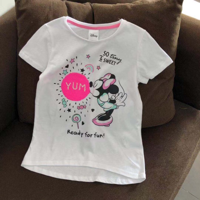 ÁO THUN XUẤT DƯ MICKEY XINH XẮN CHO BÉ GÁI