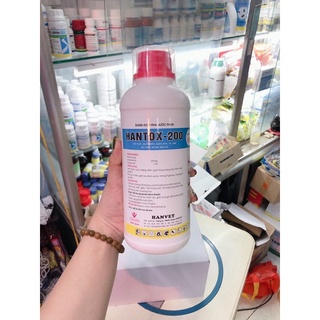 HANTOX - 200 /1000ml (chuyên trị bọ chó mèo, ve, rận)