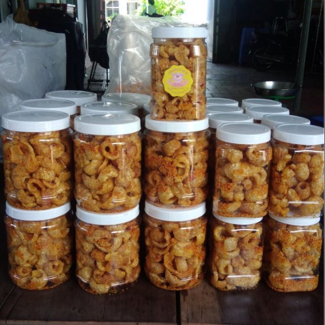Sỉ và lẻ da heo chiên giòn Mebi (hủ 300g)