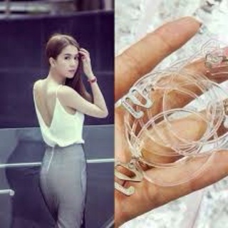 Dây áo trong suốt sợi bún sợi phở siêu bền móc inox siêu tiện dụng