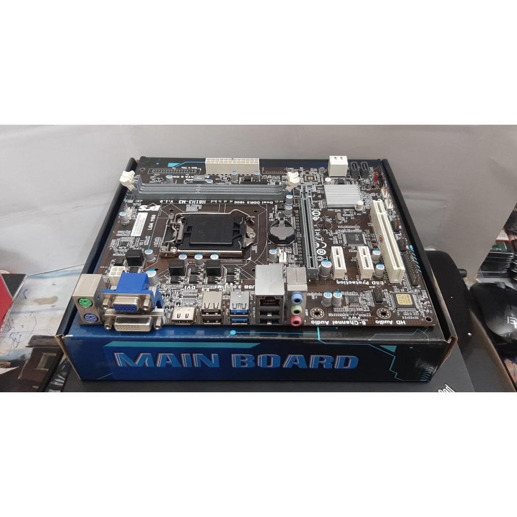 Bo Mạch Chủ Main ECS H81H3-M3 RAM DDR3 socket LGA1150 - Hàng công ty  - Bảo hành 12/36 tháng