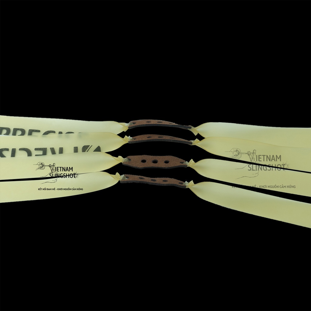 5 Thun ná cao su chính hãng precise siêu đẹp chất lượng cao dày 0.6mm độ chính xác cao, siêu bền [V3R]