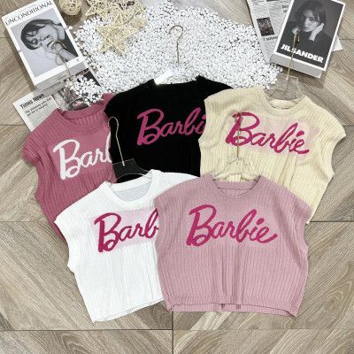 Áo Croptop Nữ Barbie Sát Nách - Hàng Quảng Châu