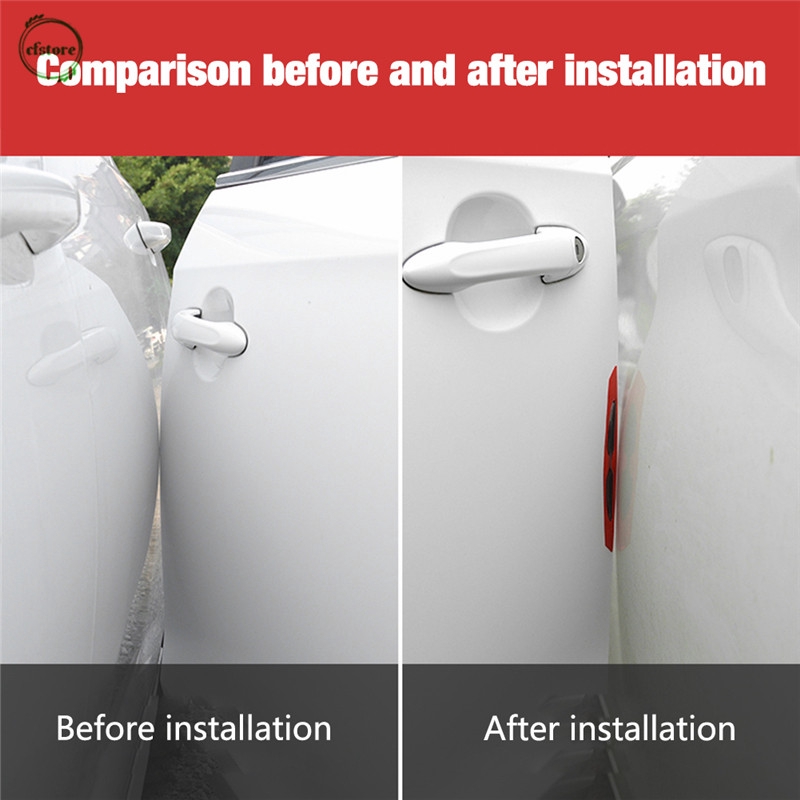 Set 6 Miếng Dán Phản Quang Chống Trầy Cho Xe Hơi