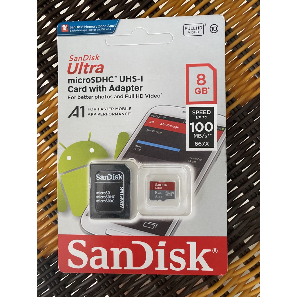 Thẻ nhớ sandisk 8GB