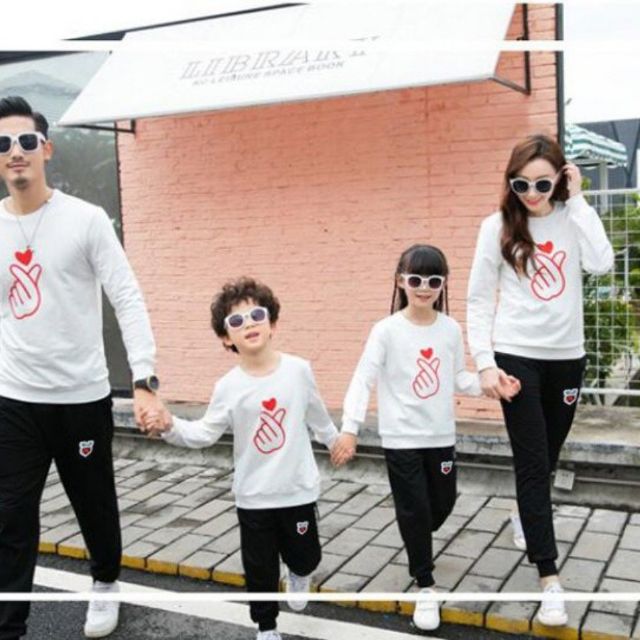 Áo thu đông THẢ TIM HOT ( ĐỦ SIZE CHO CẢ NHÀ)