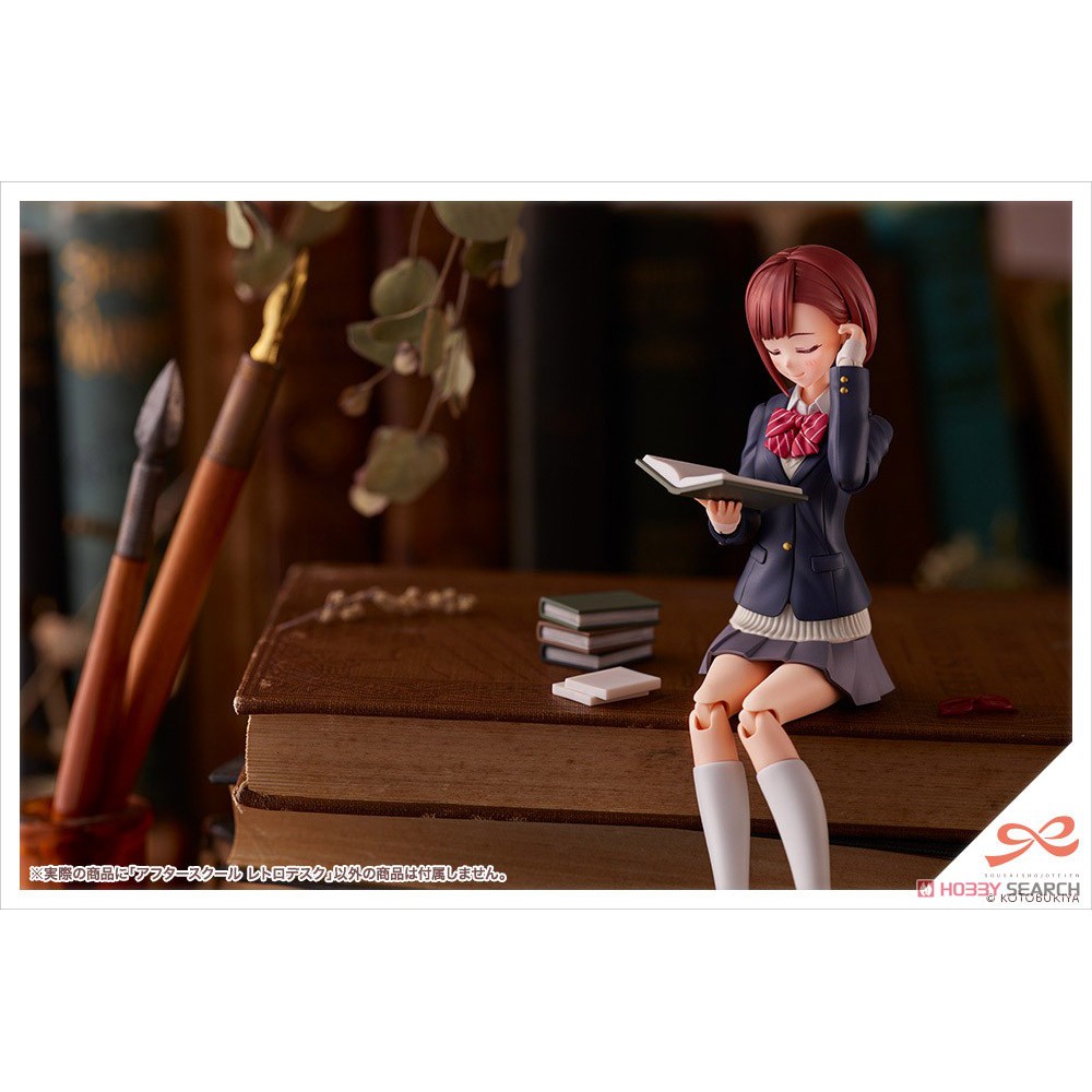 Mô Hình Lắp Ráp Phụ Kiện Sousai Shojo Teien After School Retro Desk