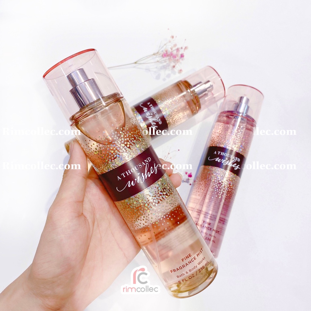 Xịt thơm toàn thân Bath & Body Works A Thousand wishes 236ml