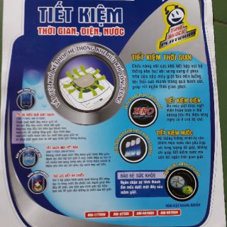Tem dán máy giặt Toshiba