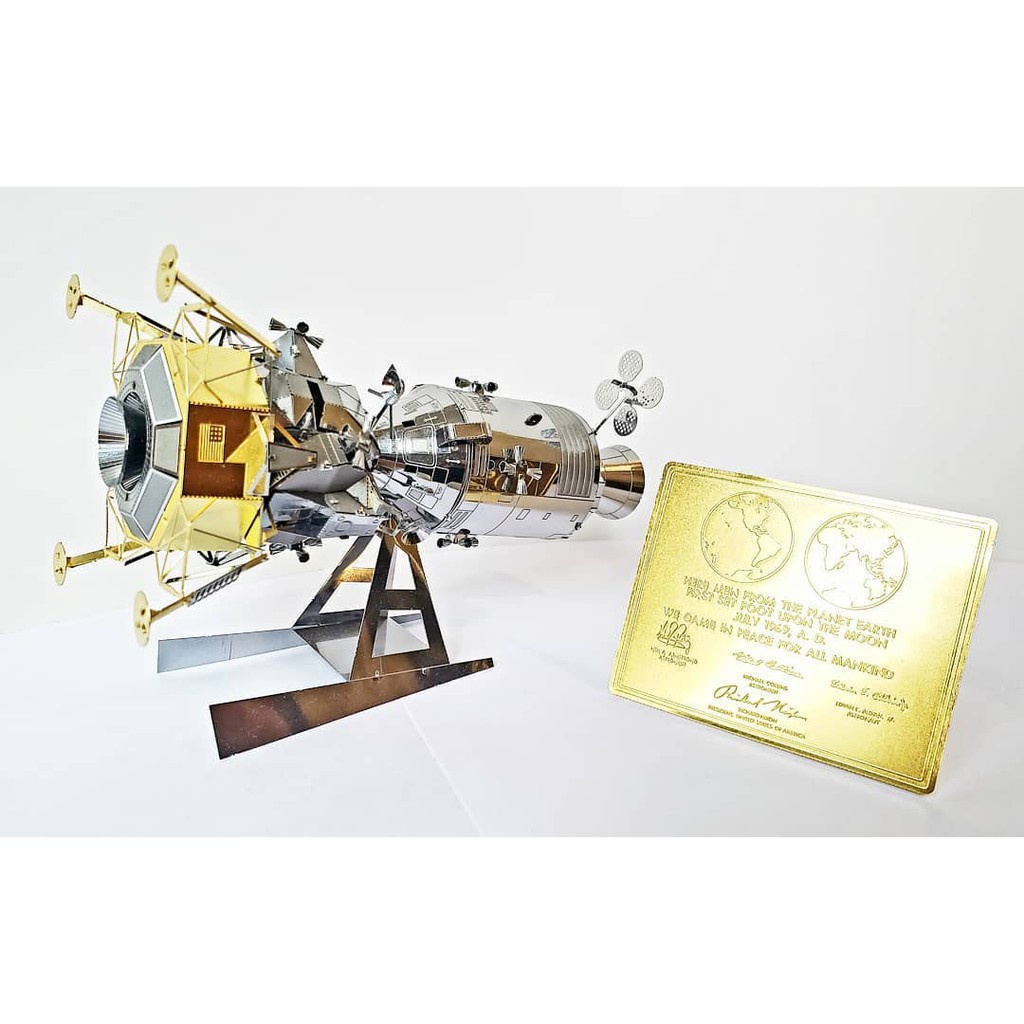 Mô Hình 3D Kim Loại Module Phi Thuyền Apollo CSM 11, Mô Hình Lắp Ráp 3D Thép [Chưa Lắp]
