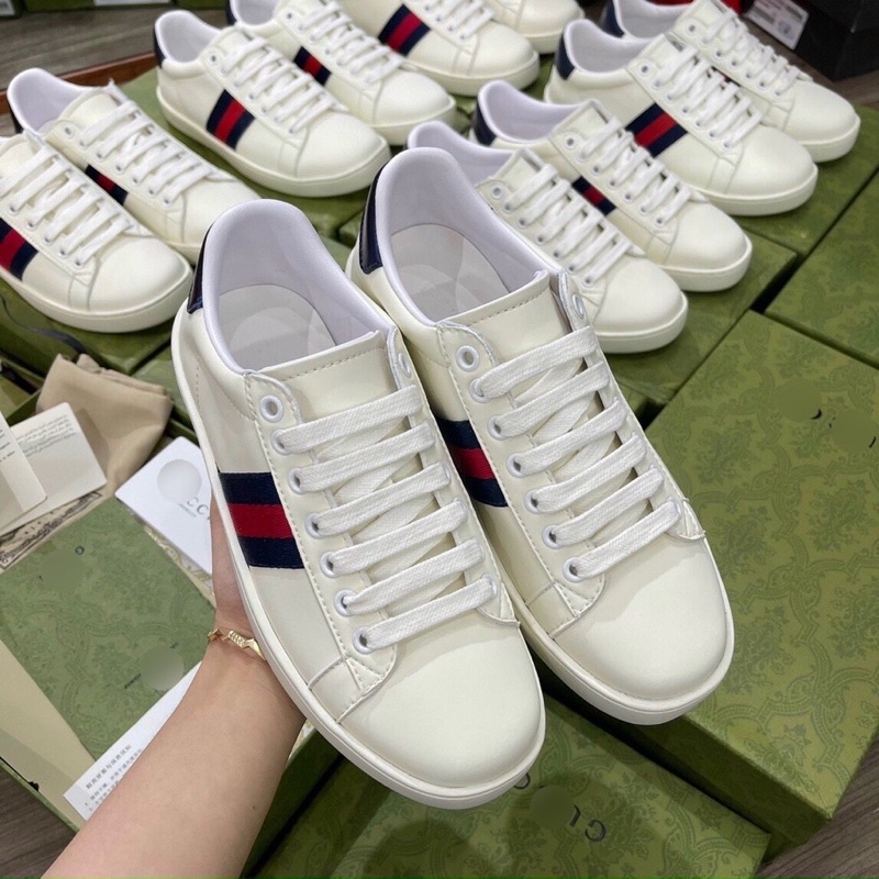 Giày Sneaker Thể Thao Nam Nữ G.C Trơn Gót Tím full phụ kiện size 35-43