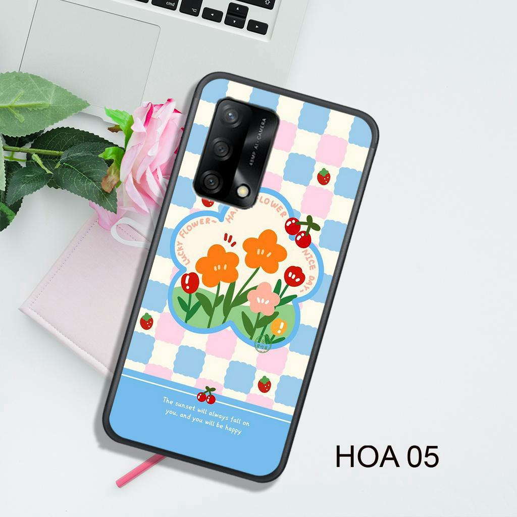 Ốp Lưng  OPPO A54 4G - A54 5G - A55 4G - A55 5G - A74 4G - A74 5G , In Hình HOA, Màu Sắc Bắt Mắt.