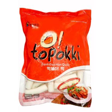 Bánh gạo Topokki vỏ đỏ 500g
