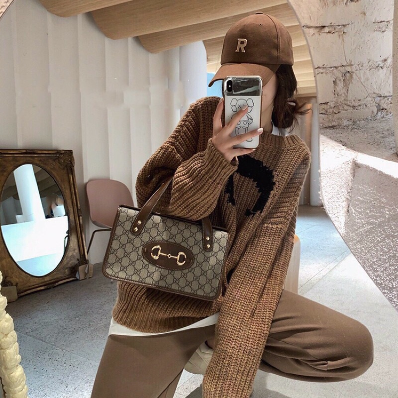 Túi Xách Nữ Hoạ Tiết Quai Xách Mẫu Mới T1