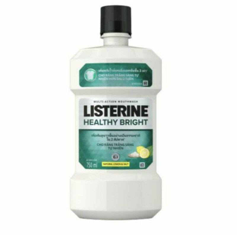 (CHÍNH HÃNG)Nước súc miệng làm trắng răng LISTERINE HEALTHY BRIGHT 750ml .