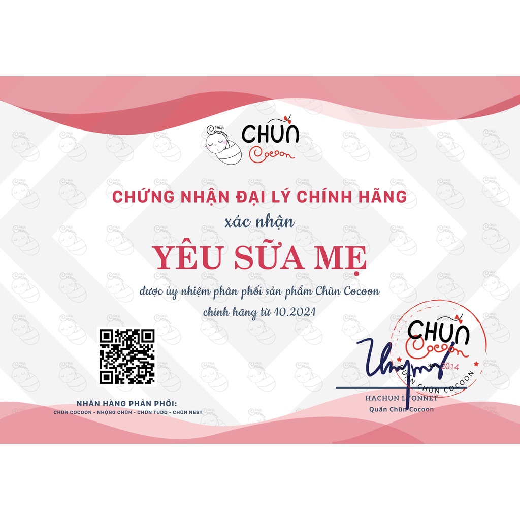 Chũn Cocoon chính hãng giúp bé ngủ ngon