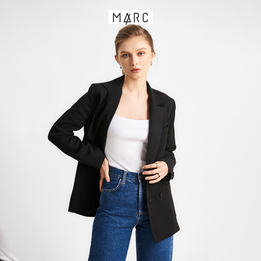 Áo blazer nữ MARC FASHION 4 nút 2 túi trước CBPH042822 | BigBuy360 - bigbuy360.vn