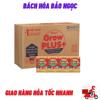 Thùng Sữa Bột Pha Sẵn Nutifood Growplus Đỏ Hộp 110ml