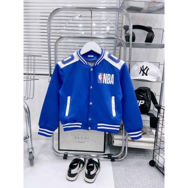 {15-35kg} Áo khoác nỉ bomber bé trai/gái hàng đẹp dày dặn  loại 1