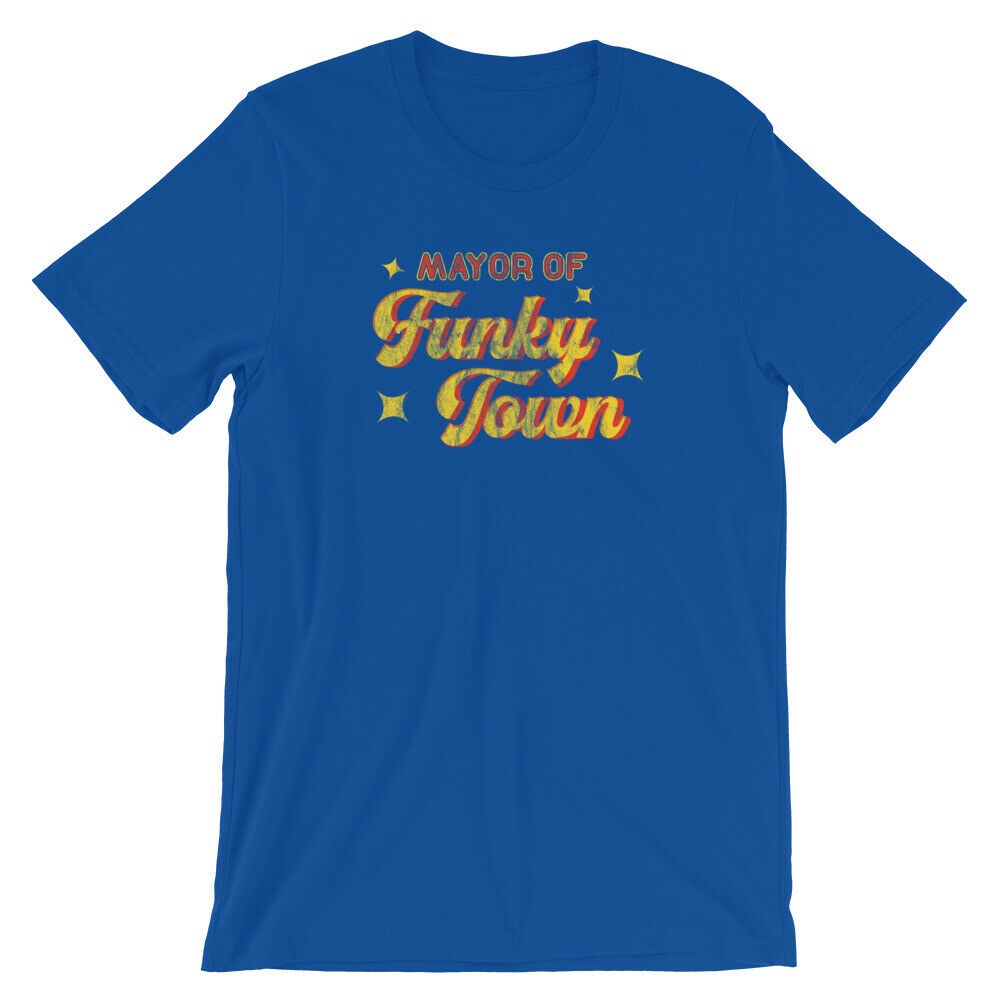 Mayor Of Funky Town 1970S Disco Funk 70S Retro Funk Áo thun Funk