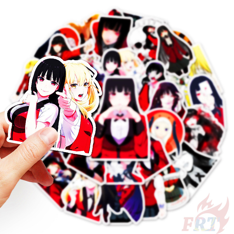 Bộ 50 Hình Dán Nhân Vật Hoạt Hình Nhật Bản Kakegurui - Series 07