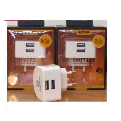 Cốc Sạc Remax 2 Cổng 2.1A Chính Hãng