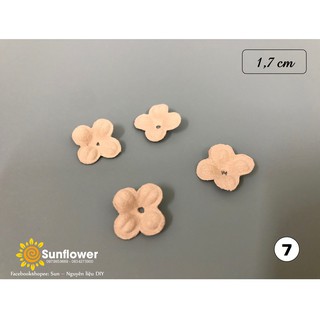 Set 10 cánh hoa nhí 1,5cm