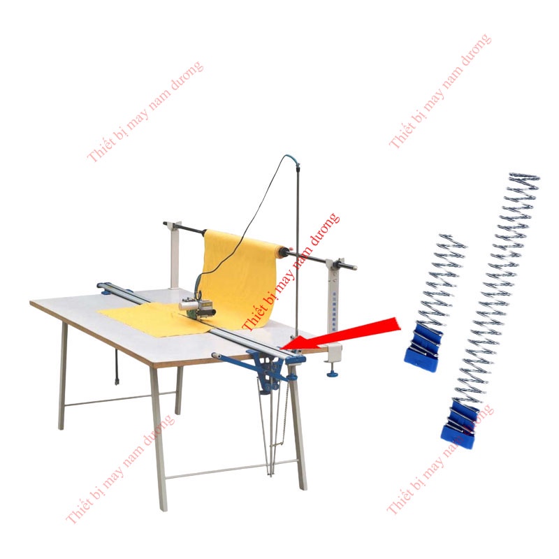 Lò xo thanh ray máy cắt vải đầu bàn &gt; linh kiện máy cắt vải đầu bàn ( 1 cặp )